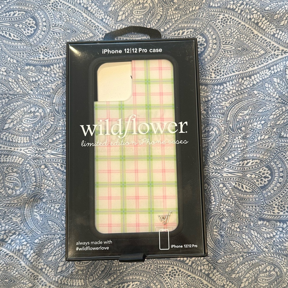 wildflower iphone 12 pro case, brand new